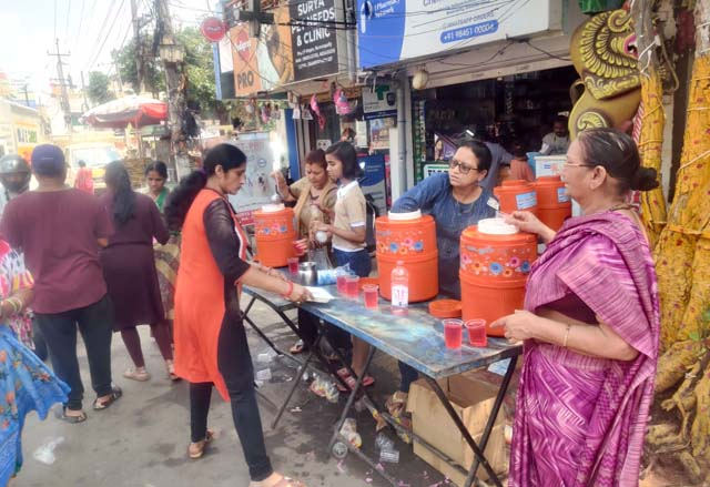 5,000 Liters Sharbat Seva Contribution